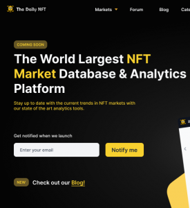 The Daily NFT interface