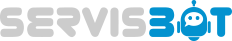 enterprise conversational AI platform vendor, ServisBOT (www ServisBOT logo, depicting a conversational AI bot