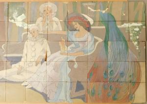 A monumental Rookwood tile mural salvaged from a historic theater in Washington, D Monumental Rookwood tile mural salvaged from a historic theater in Washington, D.C.