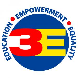 3E Organization — Promoting Education, Empowerment & Equality (logo)