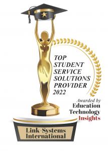 2022 Top Student Service Solutions Provider Award from Education Technology Insights magazine