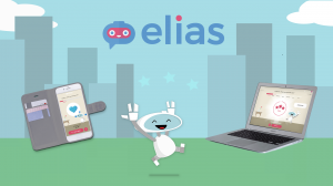 Elias Robot is releasing a mobile app for language learning that enables students to practice speaking skills with a friendly robot.