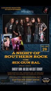 A Night of Southern Rock to Benefit Veterans Memorial Day Weekend
