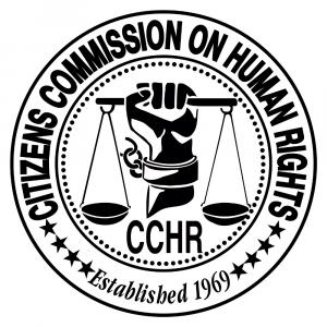 CCHR Logo, black