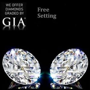 14.01 carat diamond pair Round cut Diamond GIA Graded 1) 7.00 ct, Color F, VS2 2) 7.01 ct, Color F, VS2. Appraised Value: $1,371,400