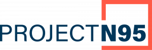 Project N95 logo in dark blue and orange