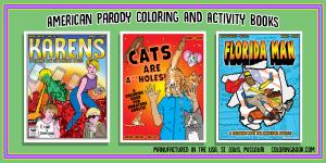 Parody Coloring Books for youth and adults