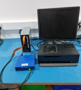 A standard test station was used to set up all drives: A small form factor PCs made from consumer-grade components. We used SerialCables host cards, cables, and JBOD for a quick and easy setup.