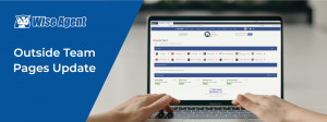 Wise Agent CRM's Updated Outside Team Page