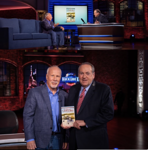 Author, Ed Hudson appears with Gov. Mike Huckabee on his TBN show.