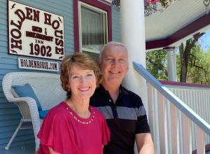 Owner-Innkeepers Sallie and Welling Clark have been operating the Holden House continuously for 35 years