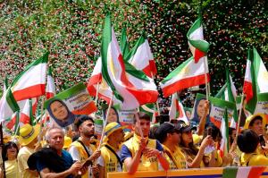 June 10, 2021 - The Iranian supporters of the MEK and NCRI at Free-Iran with Maryam Rajavi.