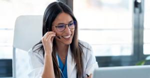 Remote patient speaking with a BlueStar Telehealth nurse