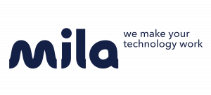 Mila tech support blue logo