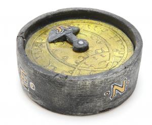 The Upside-Down Compass of Henry Hudson, used on-screen in Nickelodeon’s Legends of the Hidden Temple TV game show (1995). Estimate: $300-$500.