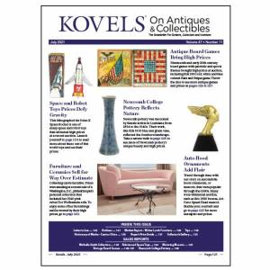 kovels, antiques, collectibles, newcomb pottery, automobile mascots, board games, michelle smith, robots, space toys, walter lamb