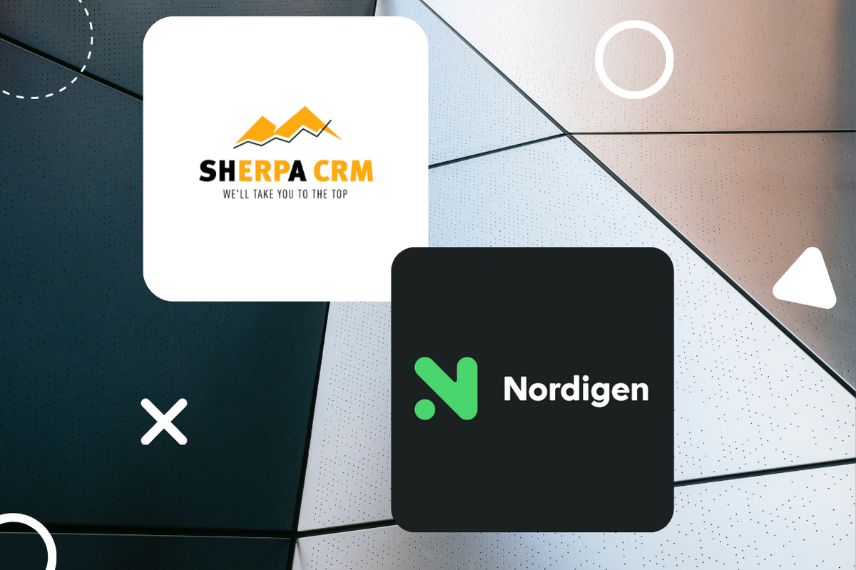 Sherpa CRM opte pour Nordigen pour une connectivité bancaire directe