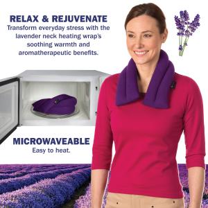 SunnyBay lavender heat wraps, microwavable.