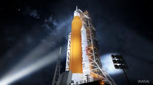 Artemis Rocket Rendering by NASA