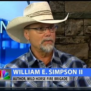 Photo of naturalist William E. Simpson II, a naturalist who lives among and studies wild horses