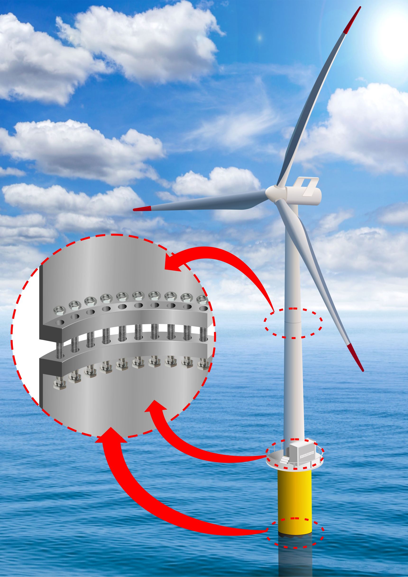 CNC Onsite develops precision tool for milling 10meter wind turbine