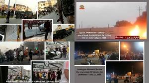 July 24, 2021 - Protests by rebellious youth in Yazd, Robat Karim, Saveh, and Qazvin-highway in support of Khuzestan uprising.