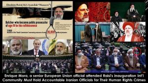 (Video) Iran: EU Betrays Human Rights Principles With Presence At Iranian President’s Inauguration 5 7th August, 2021 - Int’l Community Must Hold Accountable Iranian Officials for Their Human Rights Crimes