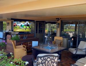 Are you ready for some football? Cabinet Tronix, a San Diego-based award-winning showcase TV lift design company, is making sure fans are fully equipped for socially distanced football gatherings by introducing the first-ever outdoor mobile TV lift cabinet bar and refrigerator unit just in time for football season Cabinet Tronix has introduced a new "Outdoor Mobile TV Lift Cabinet Bar & Fridge Stunner" that makes it easy for families, friends and neighbors to socially distance gather around the TV for football season.