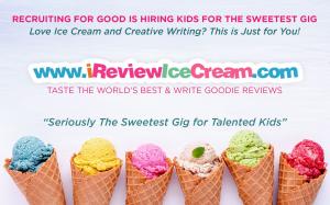 R4G Congratulates 10 Year Old LA Girl Polar Cub for Landing iReview Ice Cream Gig 1 Recruiting for Good creates Seriously The Sweetest Gig for Talented Kids...iReview Ice Cream #ireviewicecream #thesweetestgigs #talentedkids www.iReviewIceCream.com
