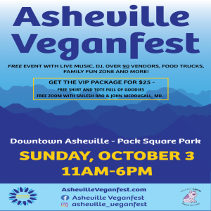 Asheville Veganfest Flyer 2021
