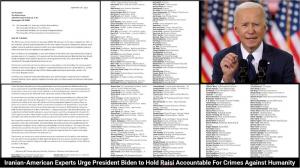 September 17, 2021 - the Iranian Professionals’ Ad Hoc Committee on Iran Policy addressed an open letter to President Joe Biden on September 14, 2021, requesting that the American government take bold and immediate measures to show that Ebrahim Raisi does