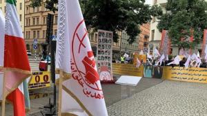 A Swedish court convened the trial of Hamid Noury, an Iranian regime official who has played an active role in torturing Iranian political prisoners in the 1980s September 18, 2021 - While the court proceeded, a large group of Iranians resumed their protest rally in front of the court, calling for the prosecution of senior regime officials, including Raisi and supreme leader Ali Khamenei.