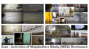 The Resistance Units and supporters of the Mojahedin-e Khalq (MEK/PMOI) called for protests and uprisings to achieve freedom and democracy in Iran by posting banners and placards and writing graffiti September 19, 2021 - the Resistance Units and supporters of the Mujahedin-e Khalq (MEK/PMOI) called for protests and uprisings to achieve freedom and democracy in Iran by posting banners and placards and writing graffiti.
