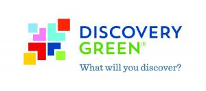 Discovery Green logo with colorful boxes and the question What will you discover?