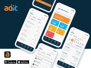 Adit Mobile App with Screenshots