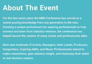 About the MBEC Conference Event