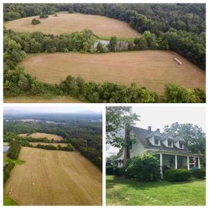 49.62 +/- acres w/income producing home, pond & 2 bay shop/garage in White Post, VA (Frederick County) near I-81 and 66