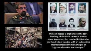 September 24, 2021 - Mohsen Rezaee is implicated in the 1994 bombing of the AMIA center in Buenos Aires, Argentina.