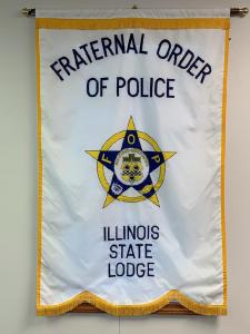 Illinois Fraternal Order Of Police - Flag