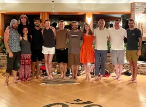 Root Healing staff (Ryan Rich & Madeleine Cullerton) with guests from a previous iboga retreat