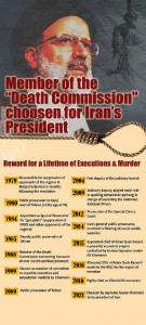 September 25, 2021 - Ebrahim Raisi, a member of the 1988 Massacre’s “Death Commission” assigned as the highest judicial position within the regime.