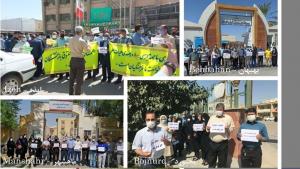 September 26, 2021 - (NCRI) and (PMOI / MEK Iran): The government’s response to the teachers’ demonstrations has been negligence, followed by oppression.