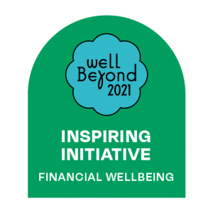 WellBeyond Award 2021 Inspiring Initiative for Financial Wellbeing winner badge