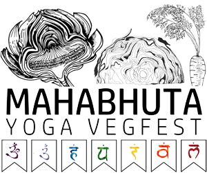 Mahabhuta Yoga VegFest Logo