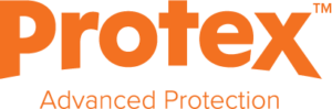 Orange Protex logo on white background