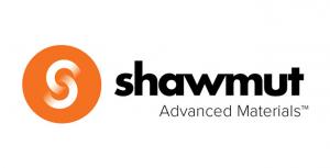 Shamut logo in orange on white background