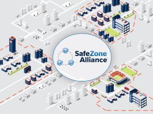 Depiction of SafeZone Alliance service