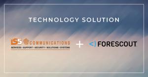 iS5 Communications Inc. and Forescout logo