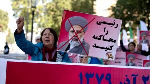October 9, 2021 - Supporters of the Iranian opposition, the People’s Mojahedin Organization of Iran (PMOI / MEK Iran), held rallies worldwide, including in London, last month against President Raisi.
