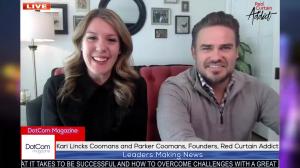 Kari Lincks Coomans and  Parker Coomans, Art discovery experts, and Founders of Red Curtain Addict, Zoom Interviewed